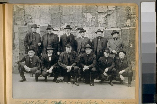 Det. Sergt. Walsh and his China Town Squad, January 1921