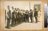 Members of the San Francisco Police Dept. May 1923. Chief D.J. O'Brien, Jesse B. Cook, Capt. Wm. Quinn