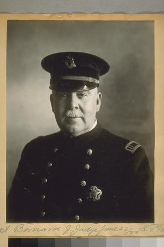 Capt. Bernard J. Judge, S.F. [San Francisco] Police Dept