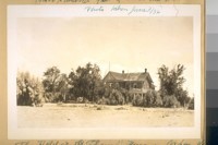 The Hotel at St. Thomas, Nevada. When the Boulder Dam is full this building will be at the bottom of the Lake