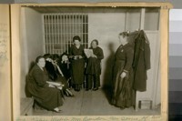 The Police Matron Mrs. Condon and some of her prisoners in the Women's Dept. of the City Prison, S.F. [San Francisco], 1917