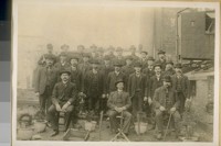 Sergt. Jesse B. Cook's China town squad in 1904. Back row L. to R. Gibbons, Biermann, Badenhauer, R. Curtin, Kavenaugh