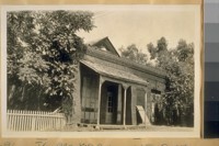 August 9/28. The Old McAdams Store built in 1854 on the Main St. at Chinese Camp, Calaveras Co. Calif