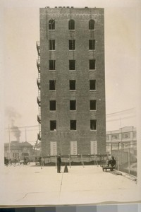 The San Francisco Fire Dept. Drill Tower at 11th & Bryant St. March 1926