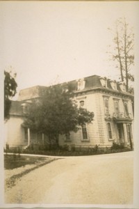 This is one of the old buildings of the College of the Pacific cor. Elm & Emery Sts. San Jose. It is now the property of the Santa Clara University High School. Mar. 1929