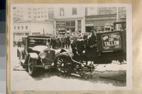 An other view of the same wreck, May 7/26. The Auto & Truck that was [sic] wrecked. [Wreck at Sansome Street, after running from Powell Street down California Street Hill.]