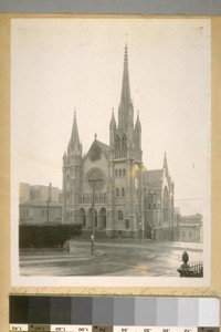 Old church S.E. corner Gough and Eddy St., 1914