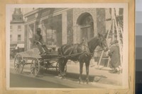 A one horse fruit wagon at the S.E. cor. Broadway & Grant Ave. April 6/28