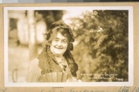 Mrs. Louisa Vallejo Emparan, the 15th child of Gen. M.G. Vallejo at Sanoma [Sonoma], Calif. July 1928