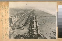 The Ocean Beach from the Cliff House, April 1920. This is nothing but the regular Sunday outing on a clear day