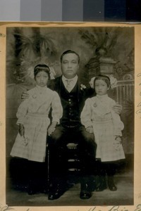 Wong Fook one of the Big Eight of China Town in 1898--Left L-Right Mary Lee--Wong Fook