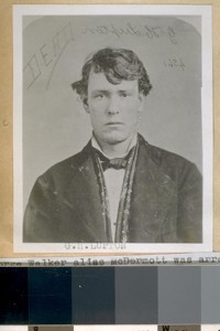 G.H. Lupton, No. 4561, arr. June 18-1878, Burglary, sent to San Quentin for 1½ years. Arrested again March 16th, 1880. Charge: Murder, sentenced to 14 years. December 22nd, 1903, sentenced to death for the murder of J. Gilesce at 11th & Mission streets and executed in prison on January 6th, 1905