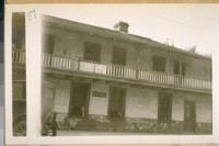 The Fitch House, erected by Jacob P. Leese, brother-in-law of Gen. Vallejo. Headquarters of Gen. P.F. Smith, commanding U.S. Troops after the Conquest, 1847 - at Sonoma