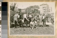 Chief of Police D.J. O'Brien in the Center back. Photo taken in front of the Hall of Justice. Sept. 1926