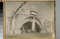 P.P.I. Ex. [Panama-Pacific International Exposition] 1915. [Entrance to Creation ride, The Zone.]
