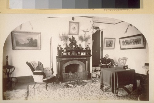 Parlor at Mr. P's [i.e. Plaw's]. 1882