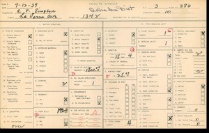 WPA household census for 1342 LA VERNE AVE, Los Angeles County