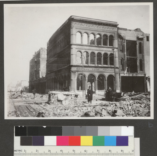 [Ruins of Central Trust Company. Unidentified location.]