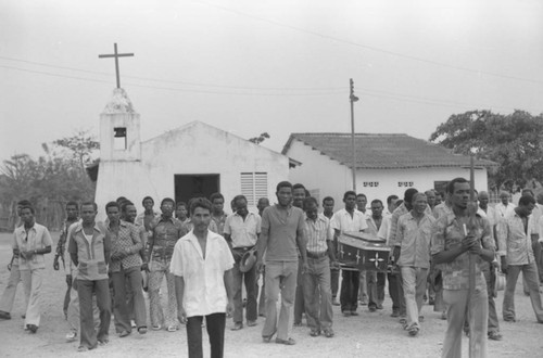 Funeral procession, San Basilio de Palenque, 1977