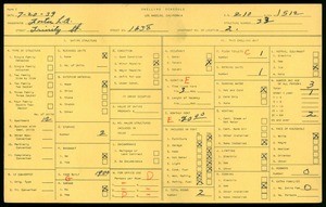 WPA household census for 1638 TRINITY STREET, Los Angeles
