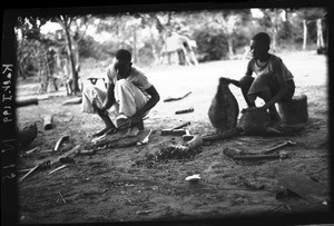 African blacksmith, Mozambique, ca. 1933-1939
