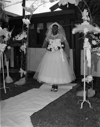 McKnight Daughter's Wedding, Los Angeles, 1950