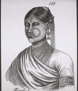 Hindu woman with jewellery