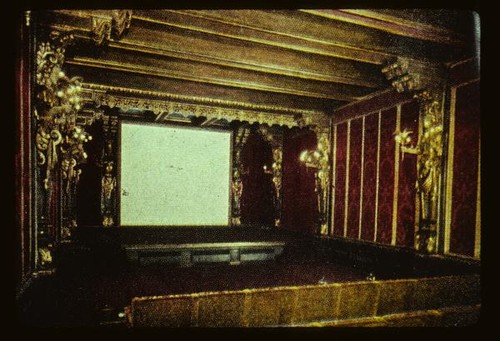San Simeon, Casa Grande, interior, Theater