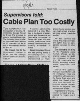 Cable Plan too costly