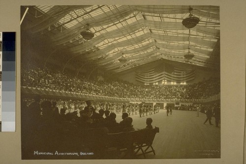 Municipal Auditorium, Oakland [interior]