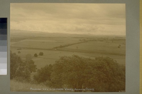 Panoramic View [of] Livermore Valley, Alameda County