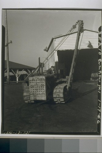 Caterpillar driver, yard 1. January 17, 1946