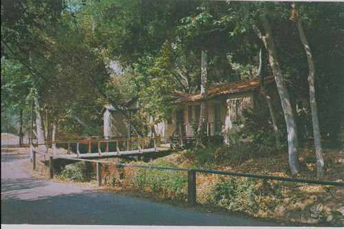 Campground cabins and cottages, Temescal Canyon, Calif