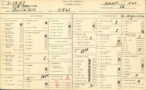 WPA household census for 11861 IOWA AVE, Los Angeles