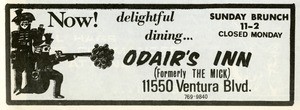 Odair's Inn advertisement