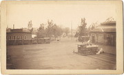 [Southern Pacific Railroad Sacramento Shops complex: view of multiple buildings]