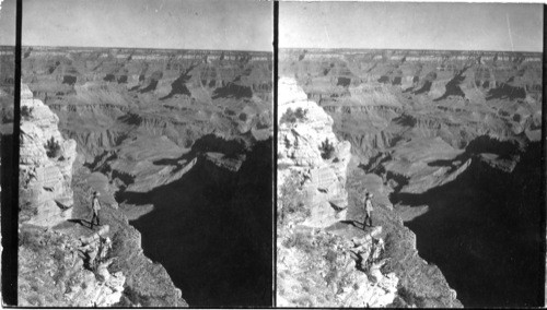 From a point between Yavapai [formerly O'Neil's] and Yaki Points north to Buddha at right and Isis at left. [1 of 220 similar Grand Canyon - Landscapes images]
