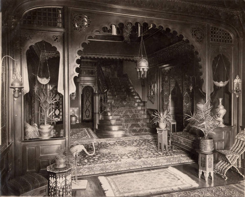 Entrance Hall of Fenyes First Pasadena Home