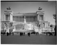 Victor Emmanuel Monument, view from Piazza Venezia, Rome, Italy, 1929