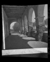 Convento at the San Fernando, Rey de España Mission, Los Angeles, 1922