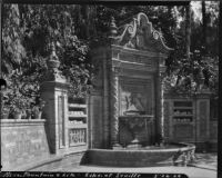 Fountain at the Ibero-American Exposition of 1929, view of the fountain, Seville, 1929