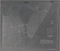 Hillside Memorial Park, lot layout, Culver City, 1945