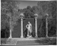 Wright Saltus Ludington residence, view of the Lansdowne Hermes, Montecito, 1931