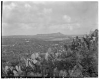 Diamond Head from Punch Bowl, Hawaii, 1928