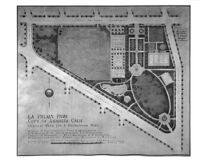 General plan for La Palma Park, Anaheim, 1936