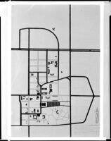 Study number two for the Claremont Colleges, Claremont, 1945