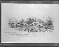 Garden study for Mr. and Mrs. Arthur C. Stewart, Los Angeles