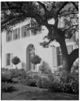 Edward Charles Harwood residence, facade, San Marino, 1928