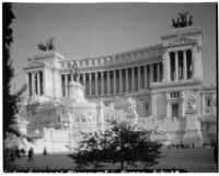 Victor Emmanuel Monument, view from Piazza Venezia, Rome, Italy, 1929