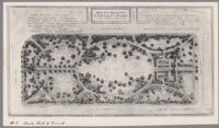 Plan for redesign of Central Park, Pasadena, 1925